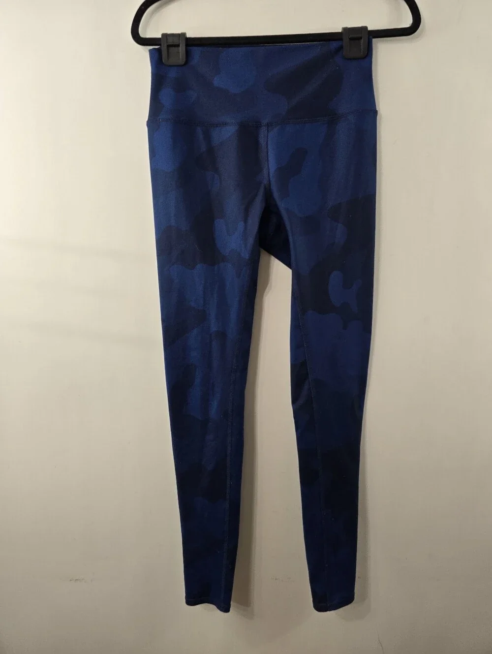 Alo Camo Leggings Camouflage High Rise Waist Blue Athletic Activewear Pants Sz M